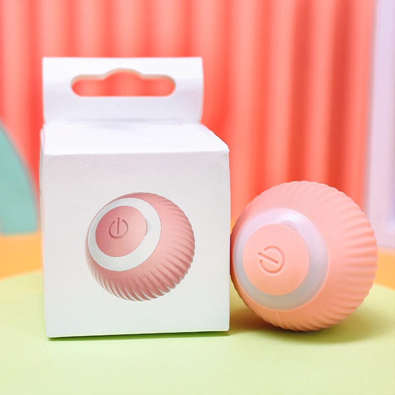 Smart Electric Spinning Cat Toy Ball und Pink Hunting Set