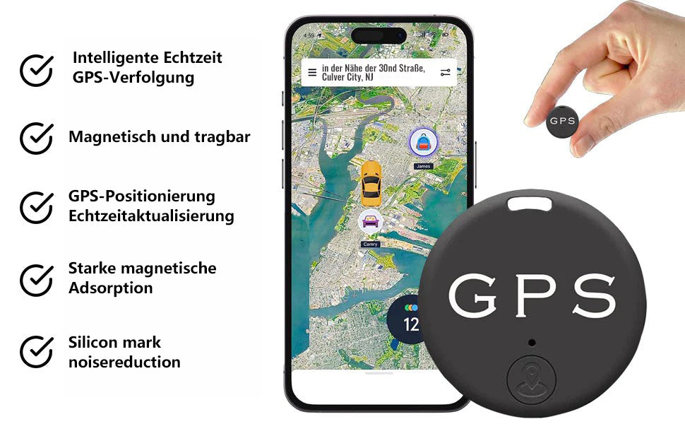 Seurico™ PROMAX EasyFind Mini Magnetischer GPS-Tracker