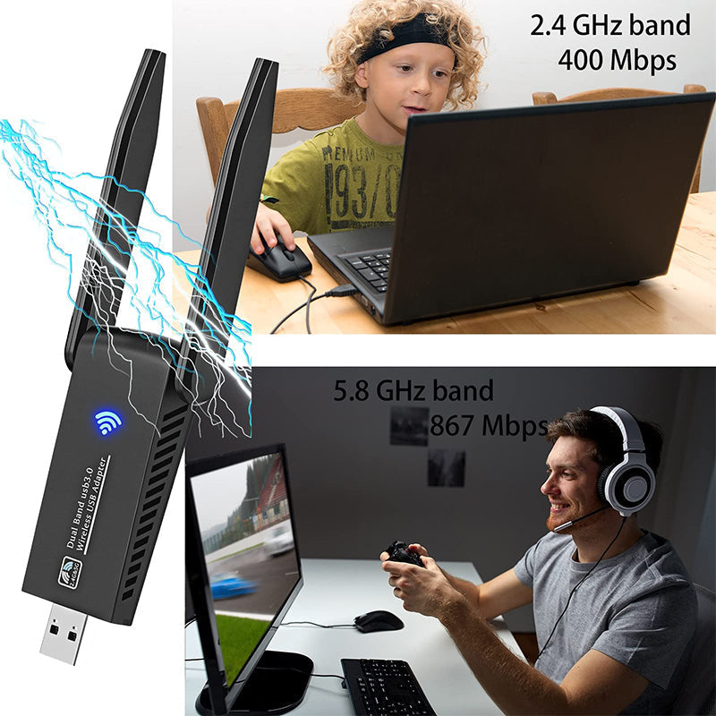 WiFi Adapter Plug and Play 📶