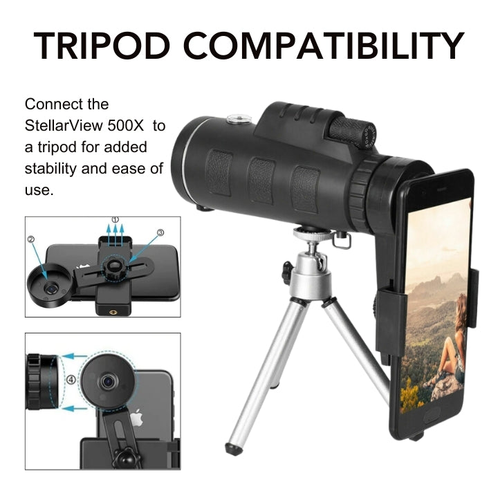 Negusy™ StellarView 500X Ultra-Portable Night Vision Binoculars