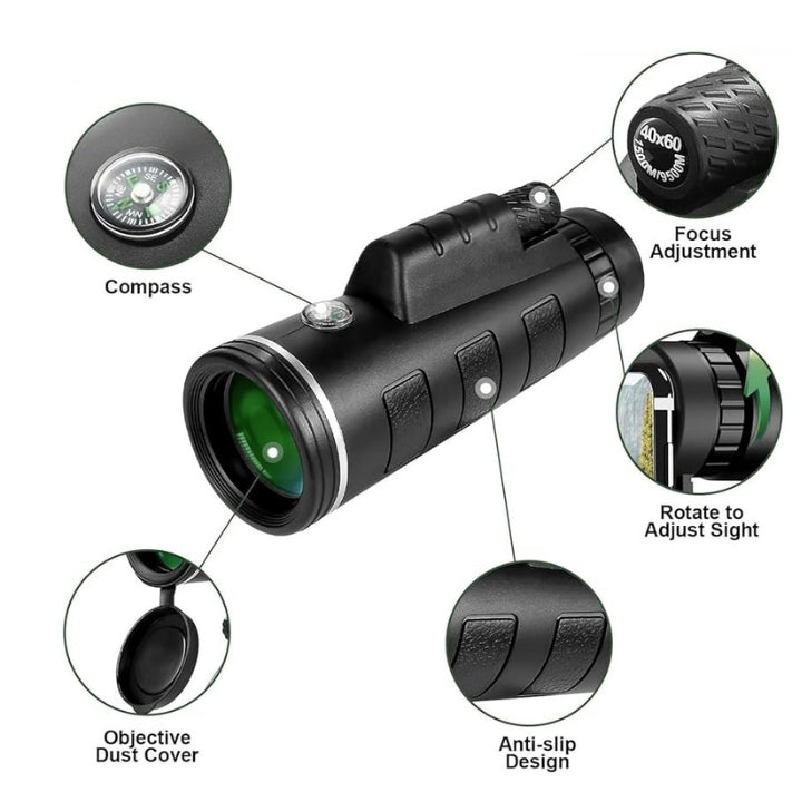 Negusy™ StellarView 500X Ultra-Portable Night Vision Binoculars