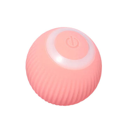 Smart Electric Spinning Cat Toy Ball und Pink Hunting Set